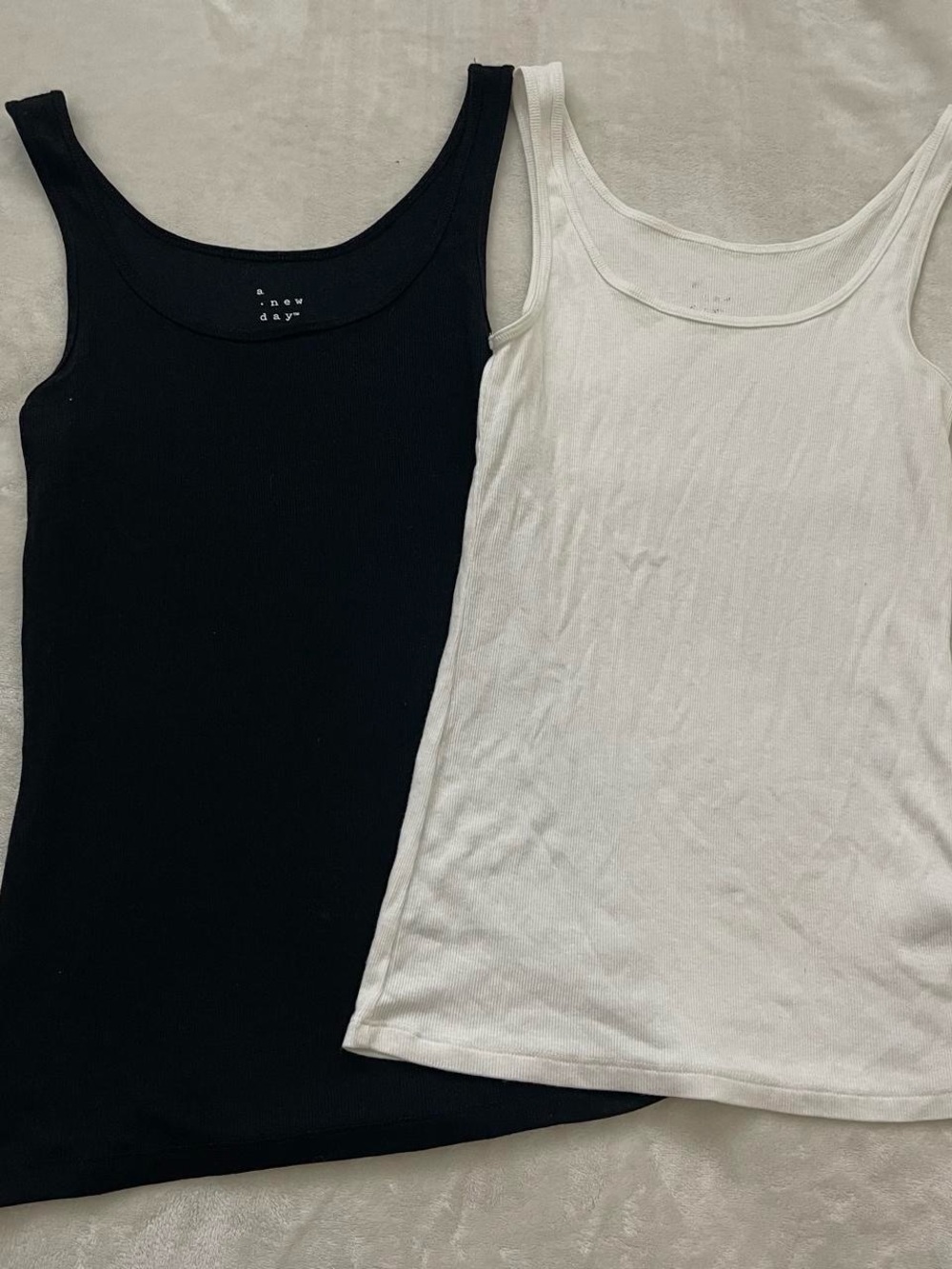 2 Target Black and WhiteTank Tops